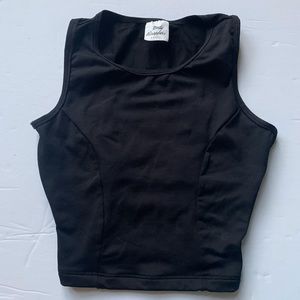 Body Wrappers Racerback Pullover Crop Top